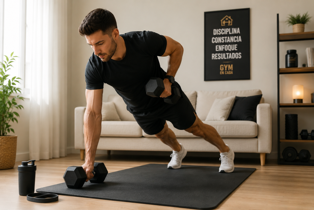 Entrenamiento en casa y hábitos saludables.